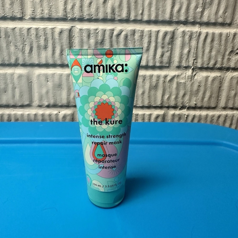 NEW Amika The Kure Intense Strength Repair Mask 3.3 fl oz Haircare Gift Ready